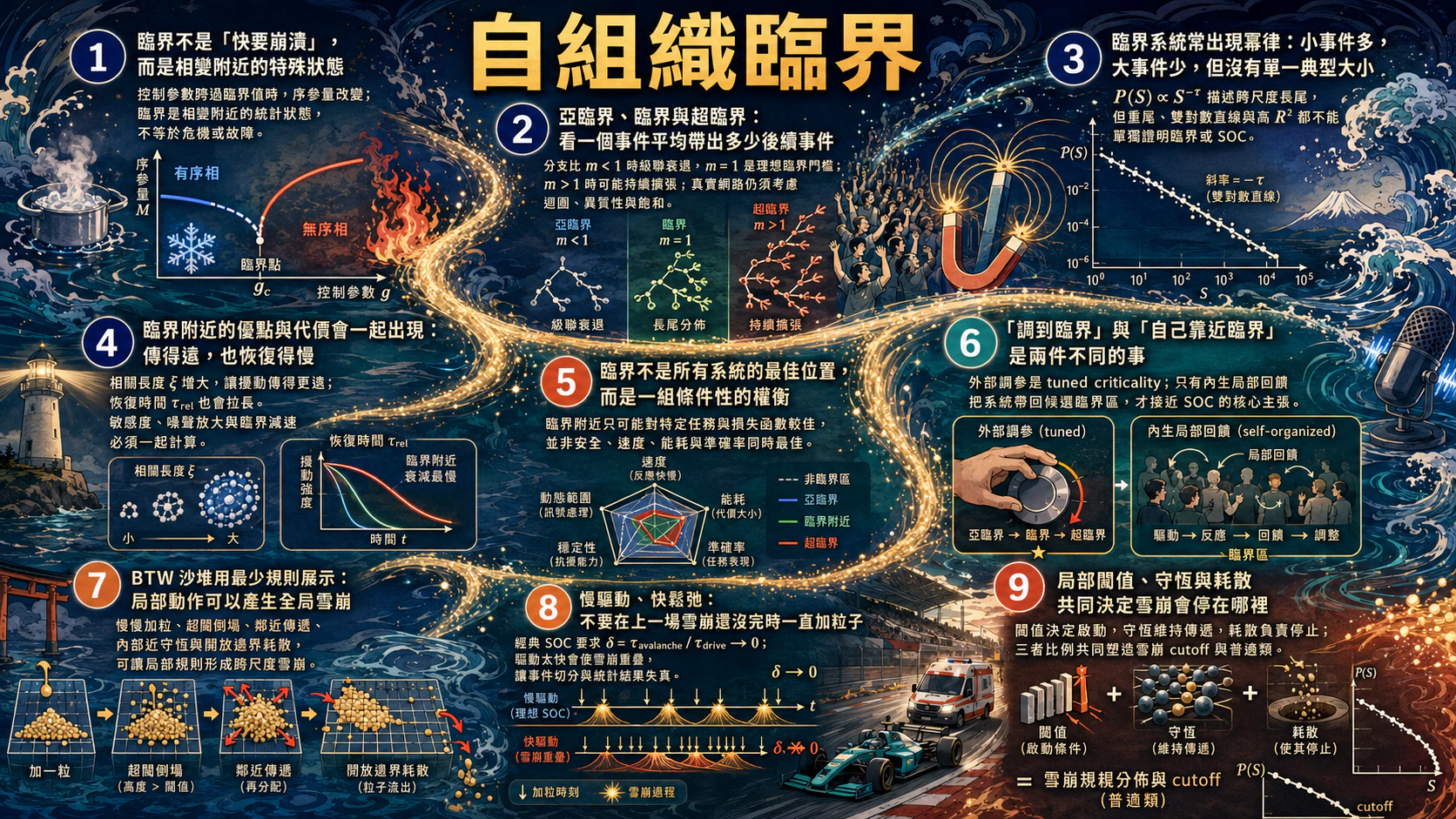 自組織臨界總覽圖