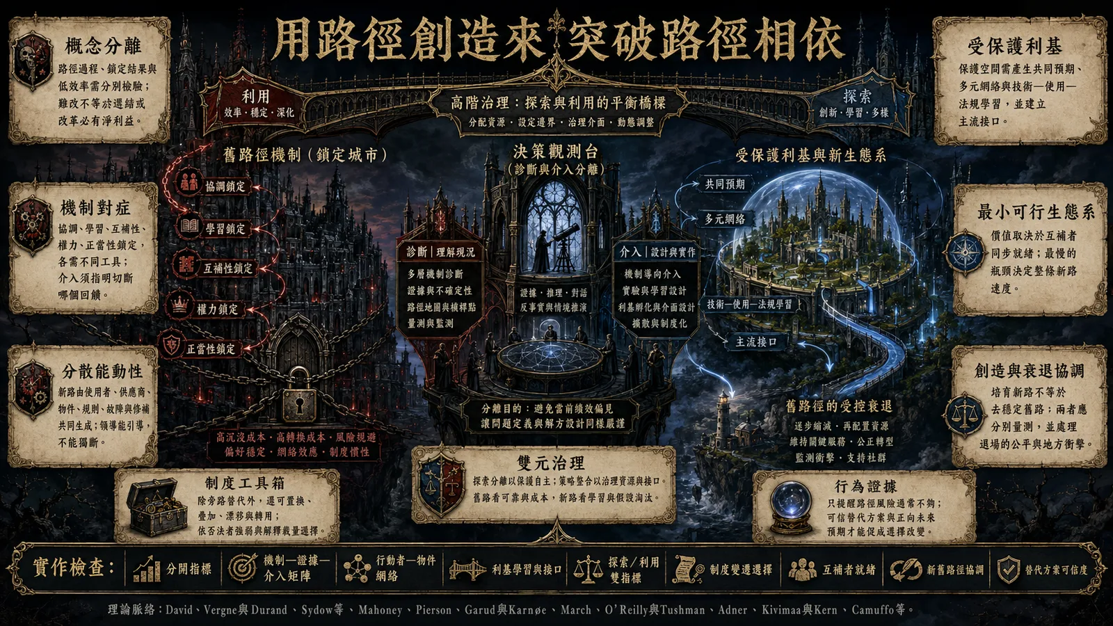 用路徑創造來突破路徑相依總覽圖