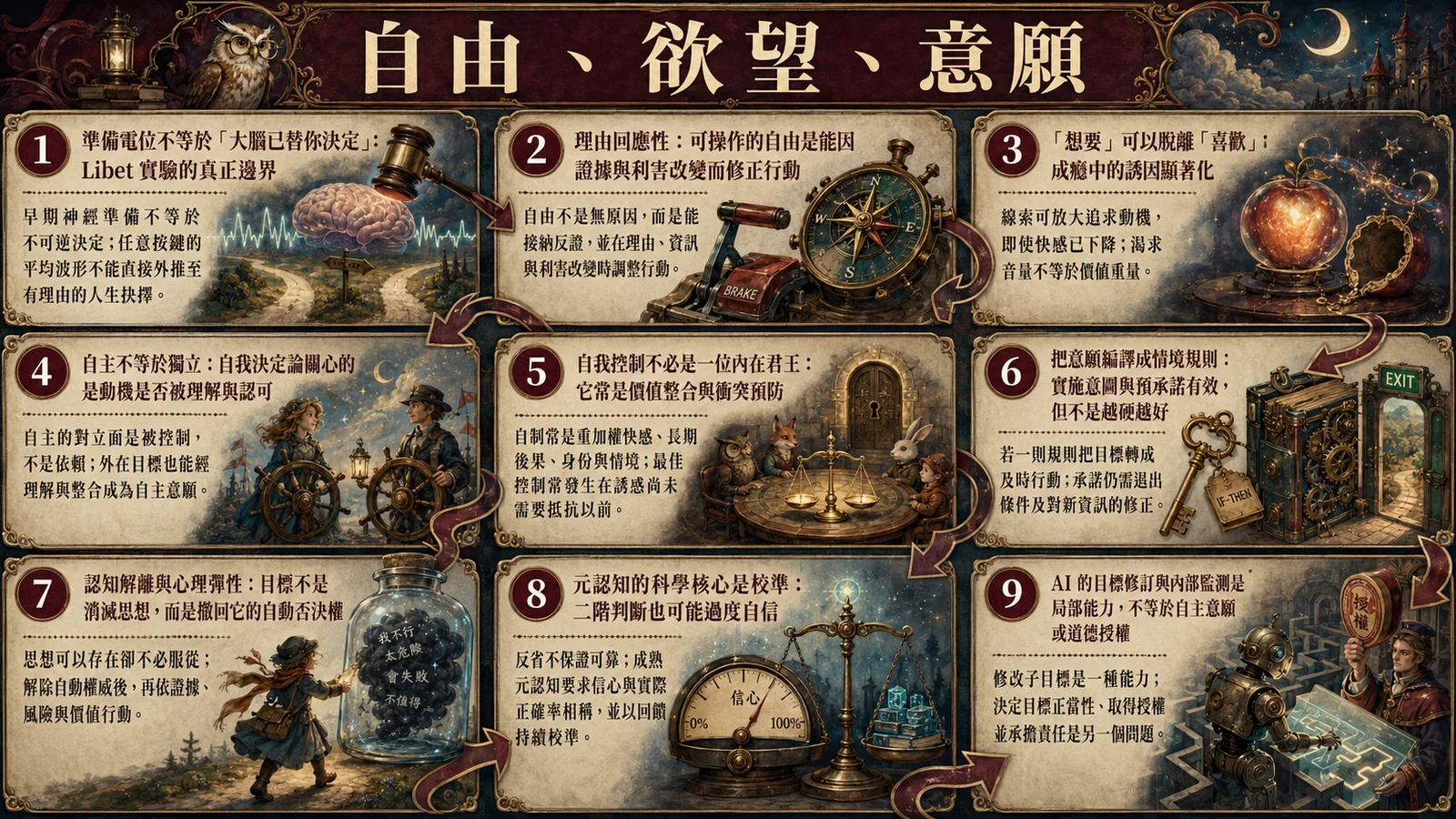 自由、欲望、意願總覽圖