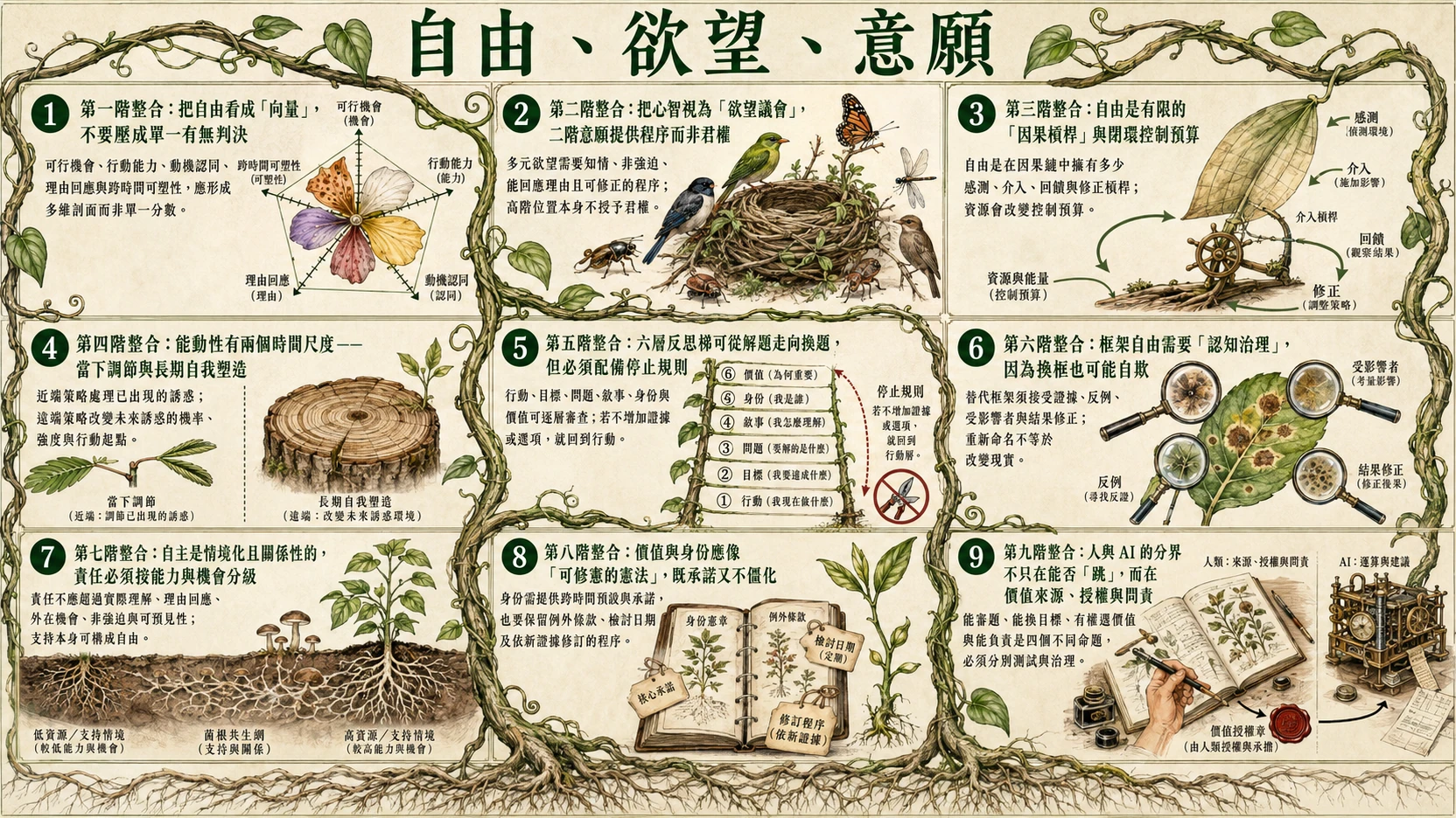 自由、欲望、意願總覽圖